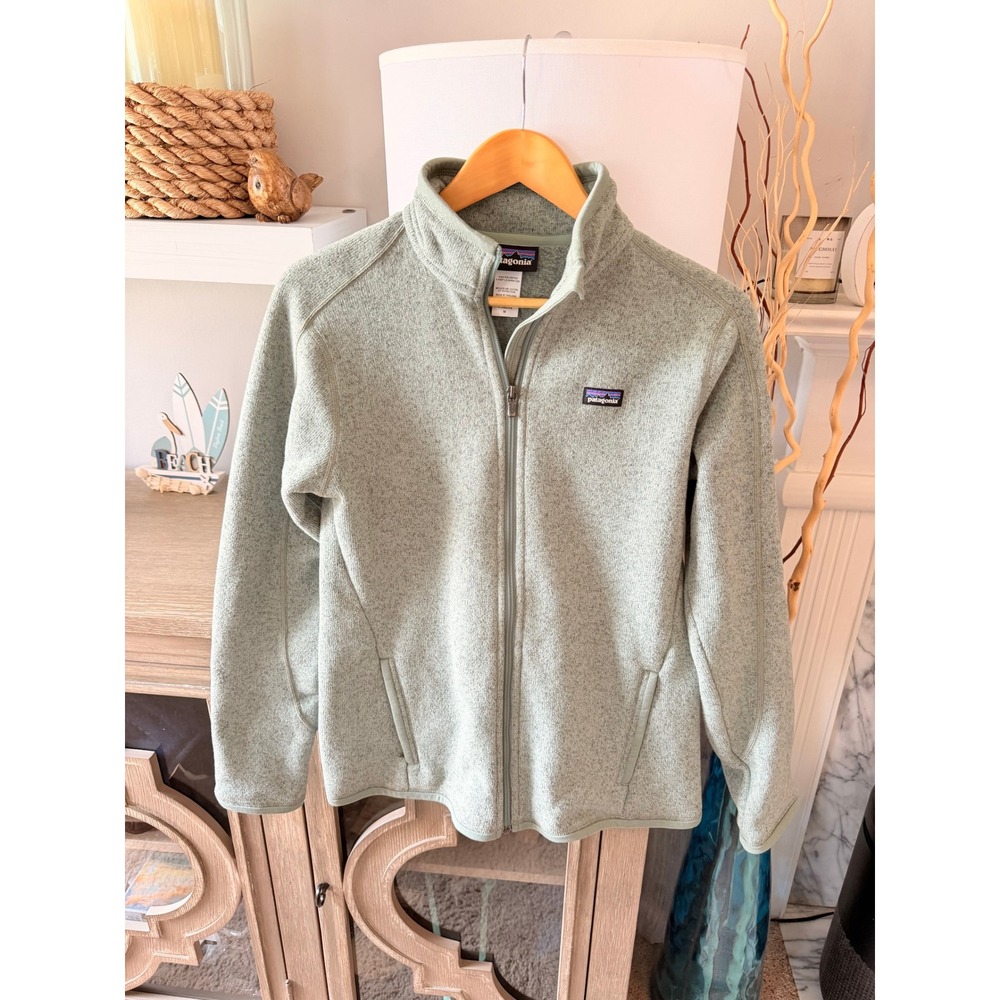 Patagonia Better Sweater Full Zip Jacket Womens Sage Green Medium (TP3)